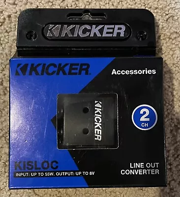 KICKER KISLOC 55W 2 Channel Line Out Converter • $8.99