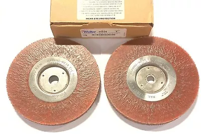 Weiler 6  Polyflex Encapsulated Crimped Wire Wheel Narrow Face 5/8-1/2 Arbor • $50.99