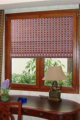 Natural Bamboo Roll Up Window Blind Sun Shade WB-G16 (30  X 72 ) • $26.87