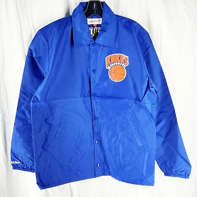 Mitchell & Ness Mens New York Knicks Coaches Jacket • $56.98