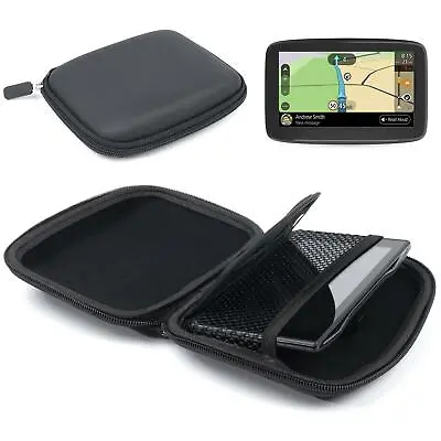 £6.99 • Buy Black Hard Carry Case Wallet Bag 5  Inch In Car Vehicle Sat Nav TomTom & Garmin