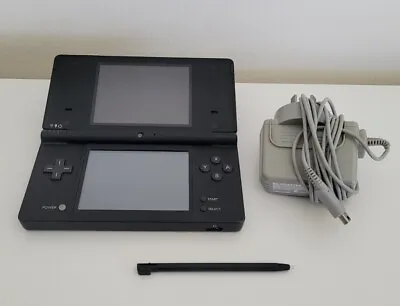 Nintendo DSi Black Console Incl Stylus And Charger / Adapter FAST SHIPPING • $109.99