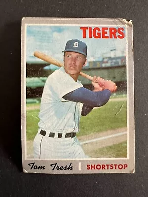 1970 Topps Tom Tresh #698 Torn  - 50% Off 5 Or More Under $5 • $4.50