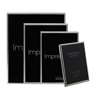 £8.39 • Buy Impressions By Juliana | Silver Plated Photo Frame Collection | Thin Edged