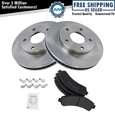 Front Premium Posi Metallic Brake Pad & Rotor Kit For GM Truck SUV • $98.64