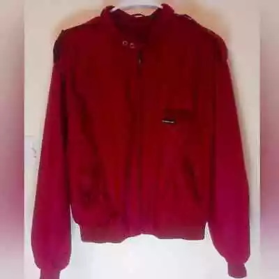 Vintage Members Only Burgundy Red Classic Jacket. Size 46 • $35