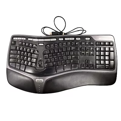 Microsoft Natural Ergonomic Keyboard 4000 V1.0 KU-0462 Tested (No Palm Lift) • $28.94