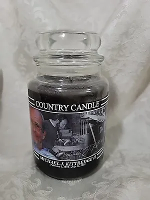Country Candle Michael J Kittredge II Memorial Large Candle - NEW • $29.99
