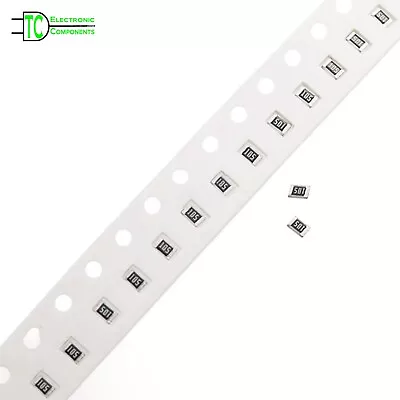 0805 SMD Resistors 0.125W 1% Tolerance  Full Range Available 0 Ohm To 20M Ohm • £2.28