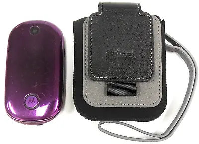 Motorola ROKR / Rocker U9 - Purple & Black ( Unlocked ) Very Rare Flip Phone • $67.99