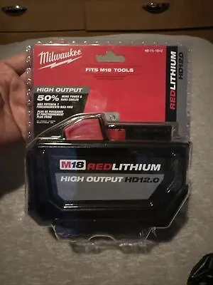 Milwaukee 48-11-1812 M18 REDLITHIUM High Output HD12.0 Battery Pack • $179.99