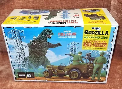 NEW 2019 MPC 882 Godzilla Planitary Defense Vehicle Willys MB Jeep 1:25 Scale • $29