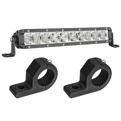 For Polaris RZR XP 11  Slim LED Light Bar Front Bumper Driving Lamp ATV UTV 10in • $49.99