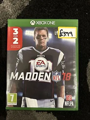 Xbox One MADDEN NFL 18 Microsoft Game • £3.50