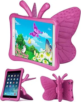 IPad Mini Case For Girls Butterfly Shape Shock Proof Kid-proof Durable EVA Foa • £22.56