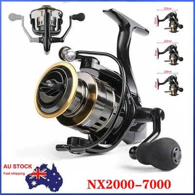 $23.99 • Buy Fishing Reel NX1000-7000 Max Drag 10kg High Speed Metal Spool Spinning Reel