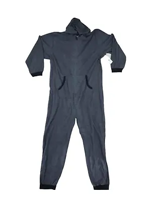 Men's Fleece Hooded Jumpsuit One Piece Pajamas Nightwear Footless • $19.99