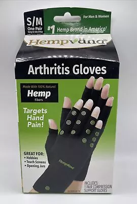 Hempvana Relief Arthritis Compression Support Gloves Size S/M • $13.99