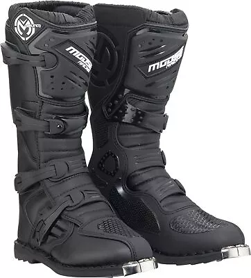 Moose Racing Qualifier ATV Mens MX Offroad Boots Black • $129.95