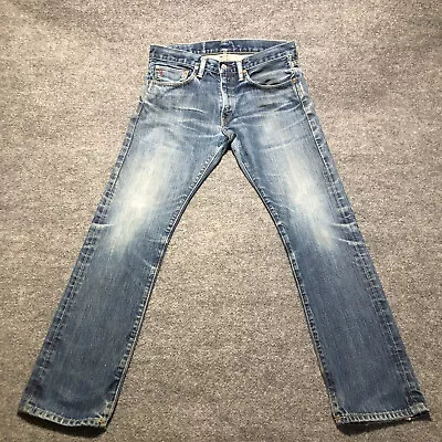 Polo Ralph Lauren 018 Slim Straight Jeans Mens 31x31 Blue Denim Preppy Cotton • $28.99