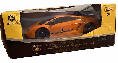 Lamborghini Gallardo Orange 1:24 Model Friction Car Diecast By BRAHA • $17.99