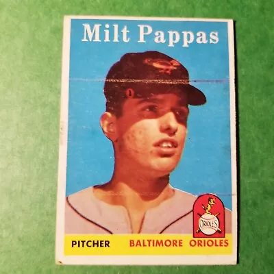 1958 - Topps Exmt Baseball - Card No. 457 - Milt Pappas - Orioles • $1.45