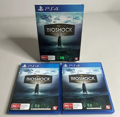 Playstation 4 PS4 Bioshock The Collection 1 +2 & Infinite 2 Disc Set Complete • $29.99