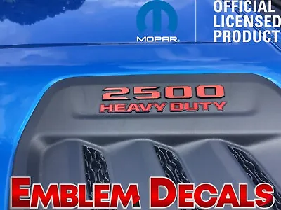 RAM 2500 Hood Emblems Overlay Decal 2023 2024 • $15