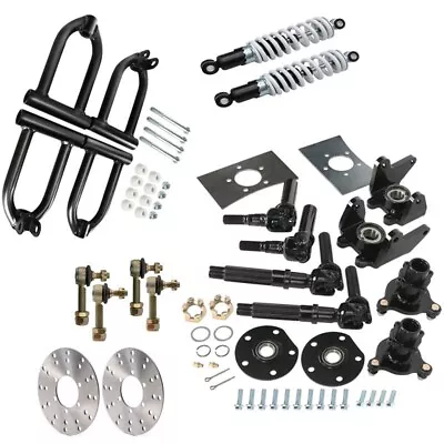 4 Wheel Drive Axle Kit Front Suspension Shock Swing Arm Assembly For Go Kart ATV • $305.92