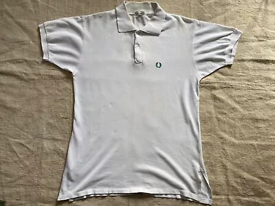 Vintage 1950s Fred Perry Two Button Made In England Polo Tennis Polo Shirt. 42. • £40