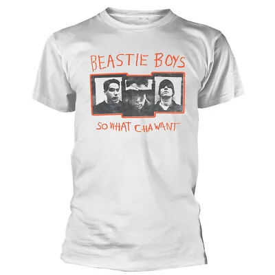 The Beastie Boys 'So What Cha Want' (White) T-Shirt - NEW & OFFICIAL! • $38.05