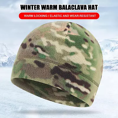 Men Winter Cap Marine Corps Beanie Thick Warm Windproof Fleece Skiing Camp Army • $9.79