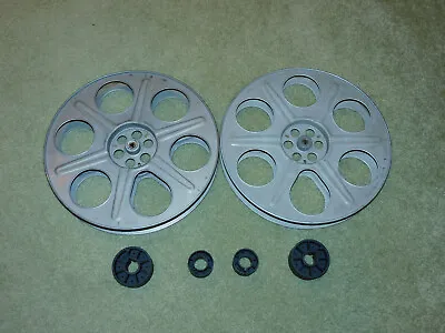 Vintage 35mm Movie Projector Film Reels (2) • $50