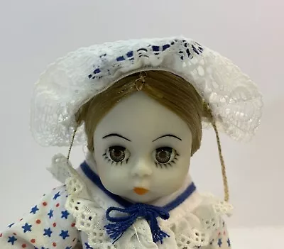 Betsy Ross Doll Madame Alexander 8” Wendykin Patriotic Pale Face Vintage 1976 • $20.25