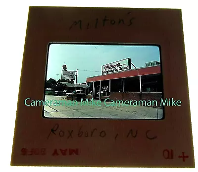Amateur 1980 Kodak 35mm Slide Film Snapshot Miltons Dry Cleaners Roxboro NC • $14.77