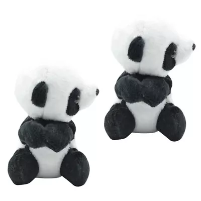  2 Pcs Stuffed Dogs For Kids Dorm Essentials Panda Decoration • £9.98