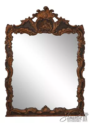 62059EC: LABARGE Ornate Carved Frame Gold Finish Mirror • $1095