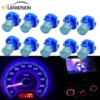 10X DC 12V Blue COB LED T3 Neo Wedge Car Dash Instrument Panel Light Lamp Globe • $9.89