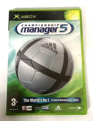 Championship Manager 5 Original Microsoft XBOX Game FREE P&P • £3.99