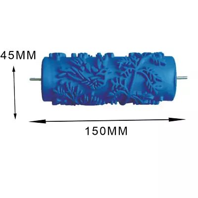 15cm DIY Floral And Dot Pattern Paint Roller 002Y/003Y/005Y/007Y Wall Decor • £10.25