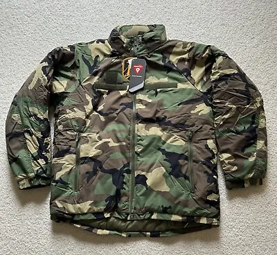 US Army Cold Weather Parka Primaloft Jacket ECWCS Woodland Camo Level 7 All Size • $241
