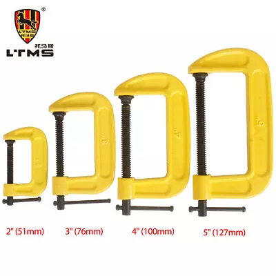 LTMS FINE THREAD G CLAMP HEAVY DUTY C CLAMPS  2  51mm 3  76mm 4  100mm 5  127mm • $14.69