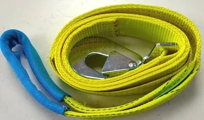 4x4 Recovery Strap Towing 5T Hi Vis 1m To 30m Off Road Tree Strop With Snap Hook • £16.25