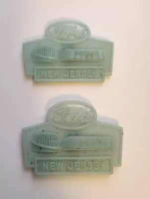 Lot Of 2 Vintage Ford Motor Company New Jersey  Worlds Fair Pin-1964 • $10