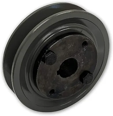 Cast Iron Electric Motor Pulley Sheave 4.45  1 Single Groove For B Bx 5l Belt • $52.20