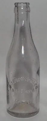 Antique Glass Embossed Soda Bottle W. J. Company & Co. Anaconda Montana • $95