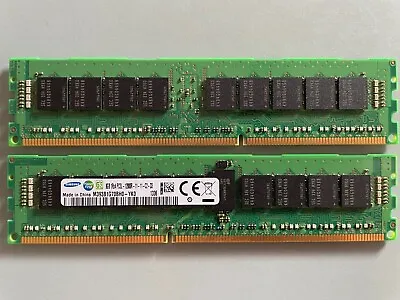 Samsung 8GB PC3L-12800R 1Rx4 Server Memory X 2 • $24.99