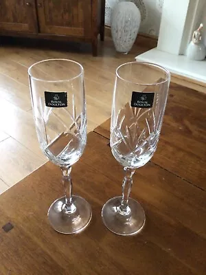 £8 • Buy Royal Doulton Champagne Flutes