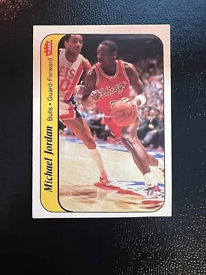 1986-87 Fleer #8 Michael Jordan RC • $650