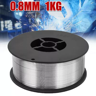 1kg 0.8mm Gasless Mig Welding Wire Flux Cored Welder Wire Mild Steel Gasless UK • £8.80